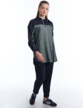 KAYRA Garnili Fermuar Detaylı Tunik