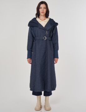 KAYRA Kabartma Desen Kapüşonlu Giy Çık