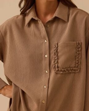 SEÇİL Fitilli Fırfır Detaylı Tunik