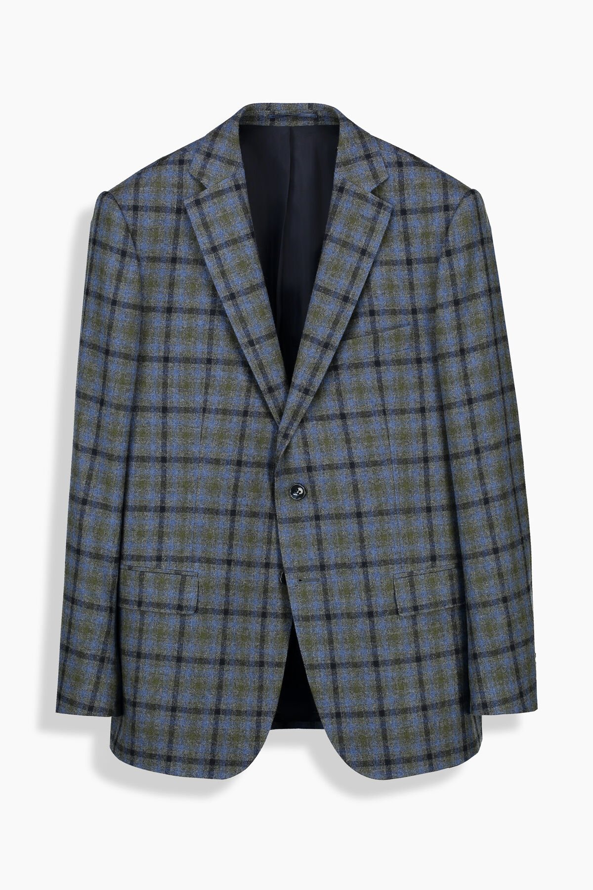 Rexford Regular Fit Yeşil Kareli Ceket