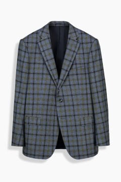 Rexford Regular Fit Yeşil Kareli Ceket