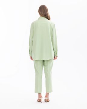 SEÇİL İ̇ŞLEME DETAYLI CEPLİ GÖMLEK