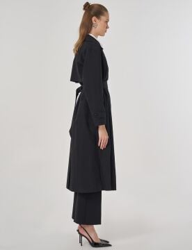 KAYRA Erkek Yaka Uzun Trençkot