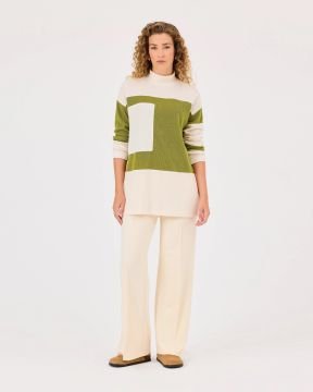 SEÇİL DİK YAKALI TRİKO TUNİK