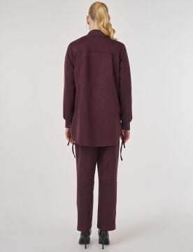 KAYRA İşlemeli Süet Tunik