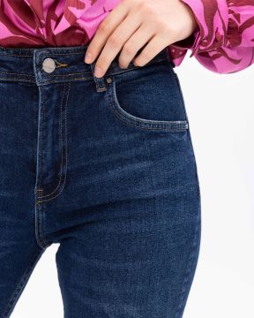 SEÇİL YÜKSEL BEL TAM BOY JEAN PANTOLON