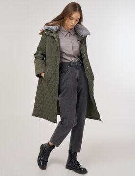 KAYRA Kürk Detaylı Anorak Mont