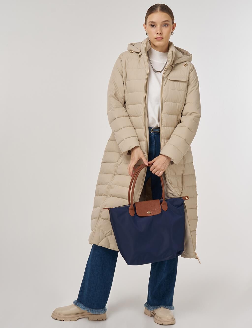 KAYRA Kapüşonlu Anorak Mont