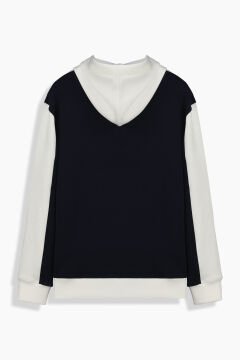 Kapüşonlu Erkek Lacivert Sweatshirt