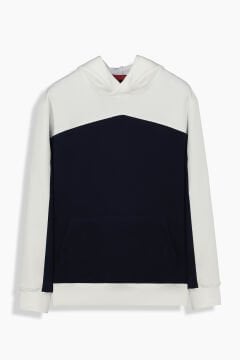 Kapüşonlu Erkek Lacivert Sweatshirt