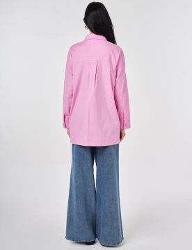 KAYRA Aplike Detaylı Pamuklu Tunik