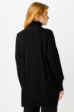 Ghisa Arkası Triko Fırfır Detaylı Hırka