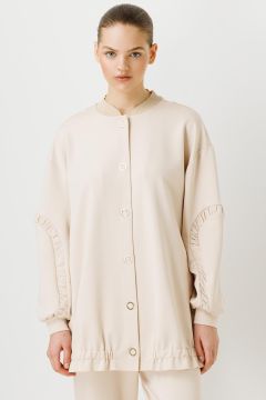 Ghisa Büzgü Detaylı Tunik Pantolon Takımı