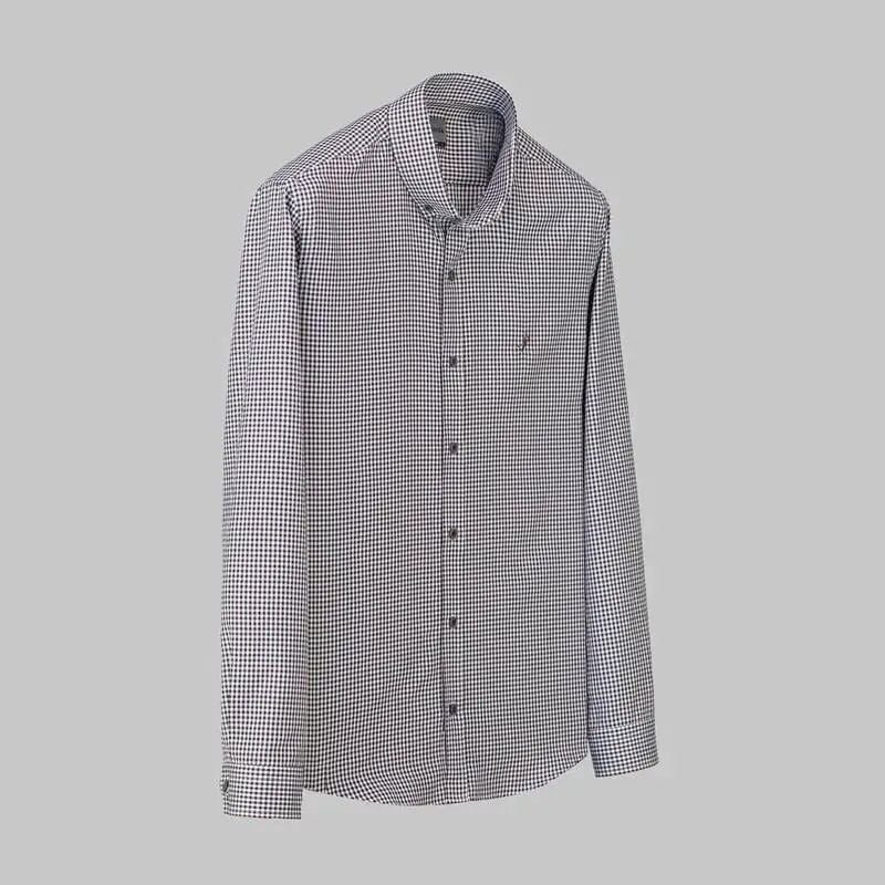 SARAR GOIAS KARELİ KOYU KAHVERENGİ GÖMLEK