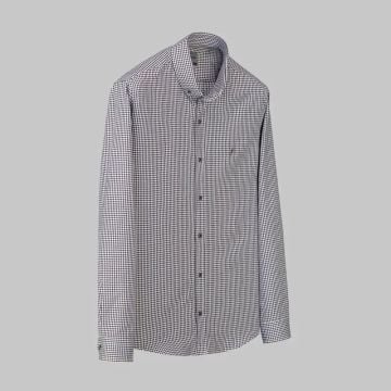 SARAR GOIAS KARELİ KOYU KAHVERENGİ GÖMLEK