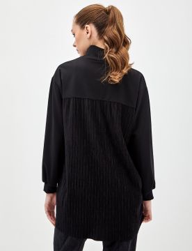 KAYRA Flamingo Figürlü Dik Yaka Sweatshirt