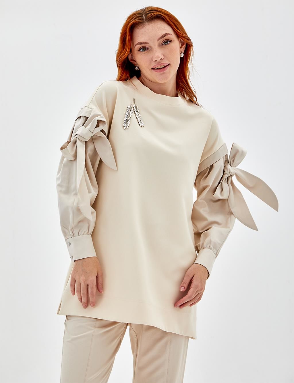 KAYRA Kurdelalı Tunik