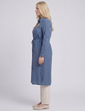 KAYRA İşleme Detaylı Gofreli Tunik