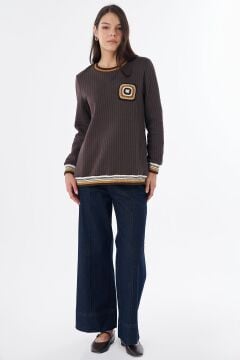 KAYRA Motif Detaylı Sweatshirt