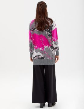 KAYRA Exclusive Soyut Desen Triko Tunik