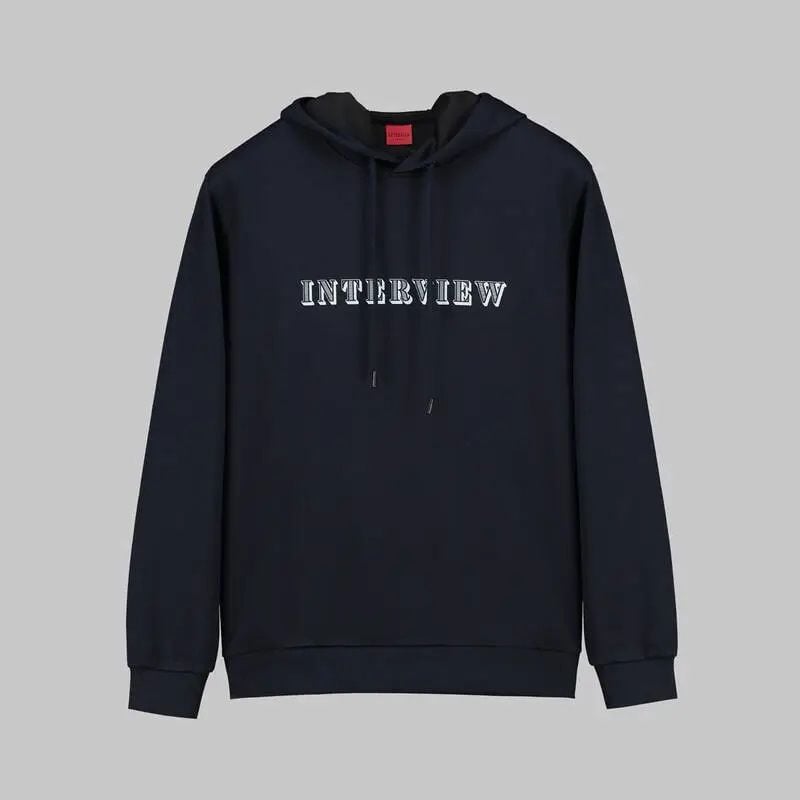 SARAR İNTERVIEW KAPÜŞONLU LACİVERT SPOR SWEATSHIRT