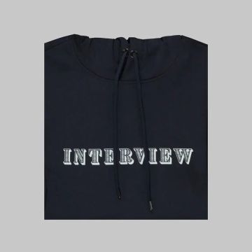 SARAR İNTERVIEW KAPÜŞONLU LACİVERT SPOR SWEATSHIRT