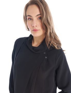 KAYRA Şal Yaka Nakışlı Giy Çık