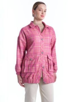 KAYRA Metal Düğmeli Cep Detaylı Ceket