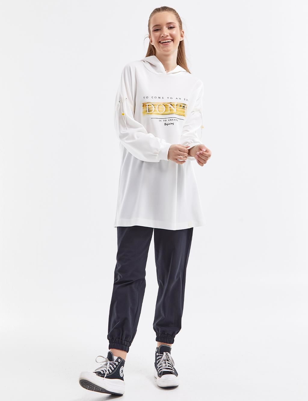 KYR Baskılı Oversize Sweatshirt
