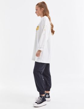 KYR Baskılı Oversize Sweatshirt