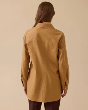 SEÇİL Nakış Detaylı Baskılı Ceket