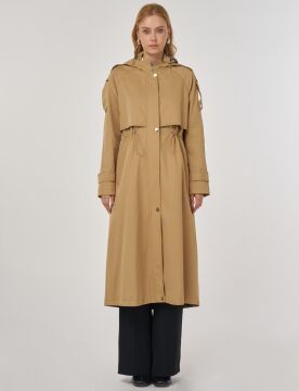 KAYRA Kapüşon Detaylı Trençkot